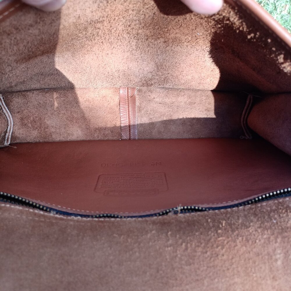 Vintage Coach 9635 Convertible Clutch/ leather bag - Picture 4 of 16